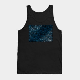 Night Sea Ocean Pool Pattern Design Tank Top